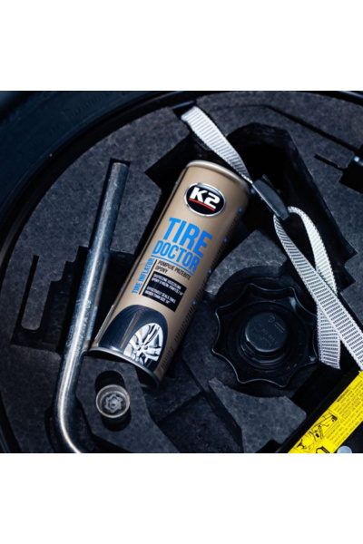 K2 TIRE DOKTOR 400 ML - Pompuje przebite opony K2 TIRE DOKTOR 400 ML - Pompuje przebite opony