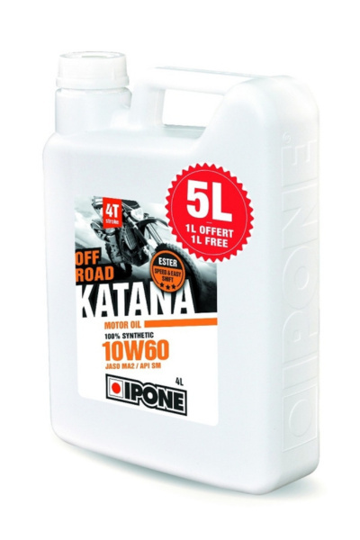 IPONE KATANA OFF ROAD 10W-60 OLEJ SILNIKOWY 100% SYNTETYK 5L IPONE KATANA OFF ROAD 10W-60 OLEJ SILNIKOWY 100% SYNTETYK 5L