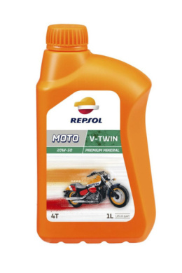 REPSOL OLEJ SILNIKOWY 4T MOTO V-TWIN 20W50 1L MA2 MINERALNY