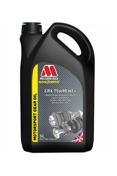 MILLERS OILS CRX LS 75w140 NT+ 5L - Wyczynowy olej przekładniowy MILLERS OILS CRX LS 75w140 NT+ 5L - Wyczynowy olej przekładniowy