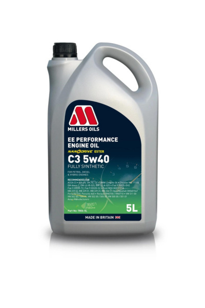 MILLERS OILS EE PERFORMANCE C3 5W-40 5L MILLERS OILS EE PERFORMANCE C3 5W-40 5L