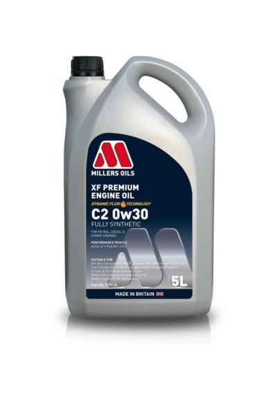 MILLERS OILS XF PREMIUM C2 0W-30 5L MILLERS OILS XF PREMIUM C2 0W-30 5L
