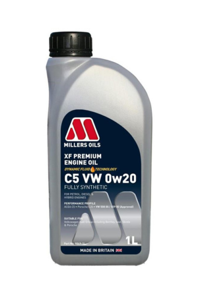 MILLERS OILS XF PREMIUM C5 VW 0W-20 1L MILLERS OILS XF PREMIUM C5 VW 0W-20 1L