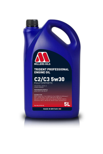 MILLERS OILS TRIDENT PROFESSIONAL C2 C3 5W-30 5L