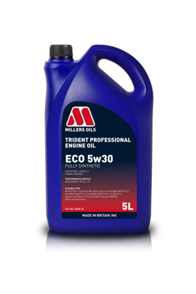 MILLERS OILS TRIDENT PROFESSIONAL ECO 5W-30 5L MILLERS OILS TRIDENT PROFESSIONAL ECO 5W-30 5L