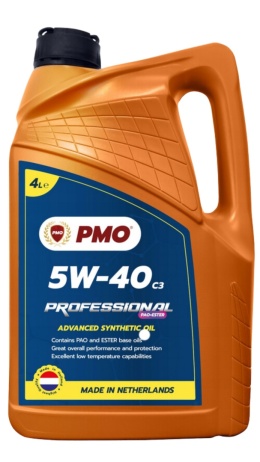 PMO PROFESSIONAL SERIES 5W-40 C3 4L PAO + ESTER