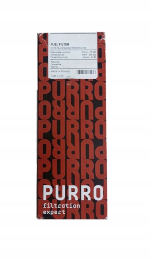 PURRO PUR-HF0067 Filtr paliwa PURRO PUR-HF0067 Filtr paliwa