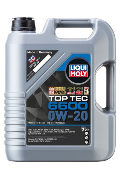 LIQUI MOLY TOP TEC 6600 0W-20 5L LIQUI MOLY TOP TEC 6600 0W-20 5L