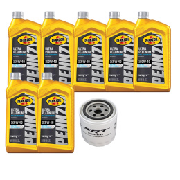 ZESTAW Olej Pennzoil 0W-40 JEEP DODGE SRT 6.2 6.4 + FILTR MOPAR MO-041