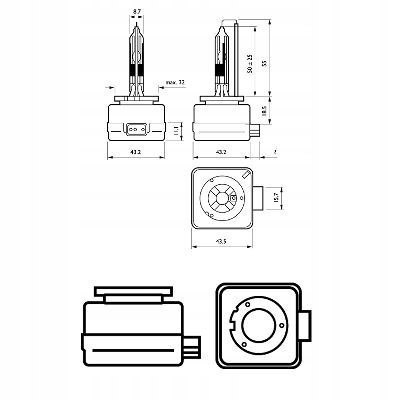 PHILIPS Philips D1R (gazowa lampa wyładowcza) 35 W 85409VIC1 PHILIPS Philips D1R (gazowa lampa wyładowcza) 35 W 85409VIC1