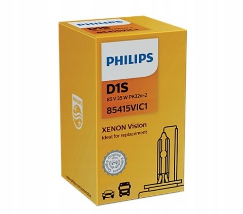 PHILIPS Philips D1S (gazowa lampa wyładowcza) 35 W 85415VIC1 PHILIPS Philips D1S (gazowa lampa wyładowcza) 35 W 85415VIC1