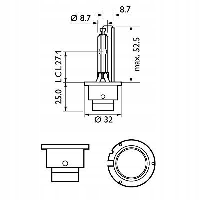 PHILIPS Philips D2S (gazowa lampa wyładowcza) 35 W 85122VIC1 PHILIPS Philips D2S (gazowa lampa wyładowcza) 35 W 85122VIC1
