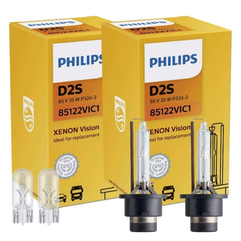PHILIPS Philips D2S (gazowa lampa wyładowcza) 35 W 85122VIC1 PHILIPS Philips D2S (gazowa lampa wyładowcza) 35 W 85122VIC1