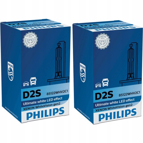 PHILIPS Philips D2S (gazowa lampa wyładowcza) 35 W 85122WHV2C1 PHILIPS Philips D2S (gazowa lampa wyładowcza) 35 W 85122WHV2C1
