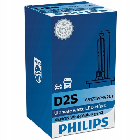 PHILIPS Philips D2S (gazowa lampa wyładowcza) 35 W 85122WHV2C1 PHILIPS Philips D2S (gazowa lampa wyładowcza) 35 W 85122WHV2C1