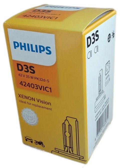 PHILIPS Philips D3S (gazowa lampa wyładowcza) 35 W 42403VIC1 PHILIPS Philips D3S (gazowa lampa wyładowcza) 35 W 42403VIC1