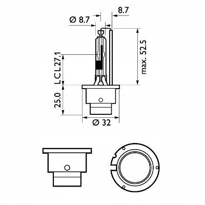PHILIPS Philips D4R (gazowa lampa wyładowcza) 35 W 42406VIC1 PHILIPS Philips D4R (gazowa lampa wyładowcza) 35 W 42406VIC1