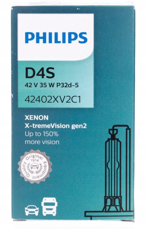 PHILIPS Philips D4S (gazowa lampa wyładowcza) 35 W 42402XV2C1 PHILIPS Philips D4S (gazowa lampa wyładowcza) 35 W 42402XV2C1