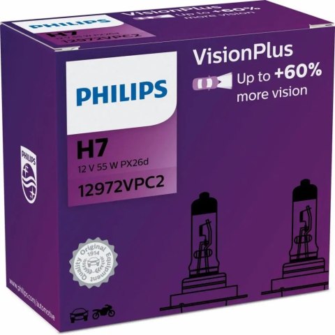 PHILIPS Philips H7 55 W 12972VPC2 PHILIPS Philips H7 55 W 12972VPC2