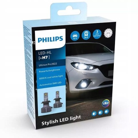PHILIPS , Żarówka, reflektor dalekosiężny Philips H7 20 W 11972U3022X2 PHILIPS , Żarówka, reflektor dalekosiężny Philips H7 20 W 11972U3022X2