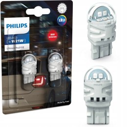 PHILIPS Żarówki LED PHILIPS Ultinon Pro3100 W21W RED RU31