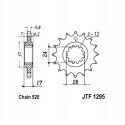 JT Zębatka przednia Jt JTF1295,14 JT Zębatka przednia Jt JTF1295,14