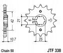 JT Zębatka przednia stal JT 50 (530) z.16 JTF338,16 JT Zębatka przednia stal JT 50 (530) z.16 JTF338,16