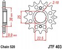JT Zębatka przednia stal JT 520 z.15 JTF403,15 JT Zębatka przednia stal JT 520 z.15 JTF403,15