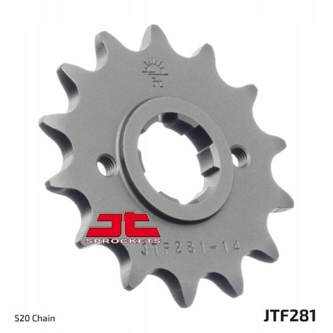 JT Zębatka przednia stal JT typ łańcucha 520 zębów 15 JT Zębatka przednia stal JT typ łańcucha 520 zębów 15
