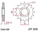 JT Zębatka przednia stal JT typ łańcucha 520 zębów 16 JT Zębatka przednia stal JT typ łańcucha 520 zębów 16
