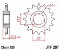 JT Zębatka przednia stal JT typ łańcucha 525 15 JT Zębatka przednia stal JT typ łańcucha 525 15