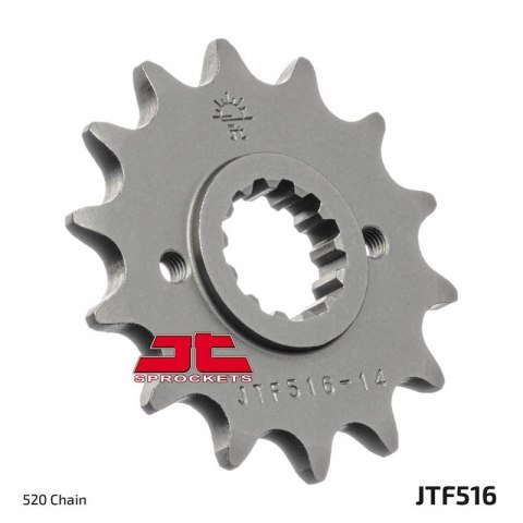 JT Zębatka przednia stal łańcuch 520 ilość zębów 14 KAWASAKI EL, EX, GPX, JT Zębatka przednia stal łańcuch 520 ilość zębów 14 KAWASAKI EL, EX, GPX,