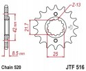 JT Zębatka przednia stal łańcuch 520 ilość zębów 14 KAWASAKI EL, EX, GPX, JT Zębatka przednia stal łańcuch 520 ilość zębów 14 KAWASAKI EL, EX, GPX,