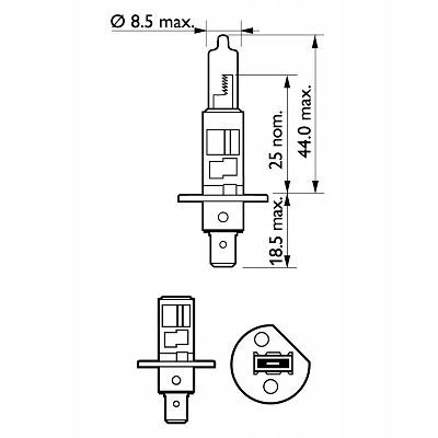 PHILIPS Philips H11 55 W 12362PRC1 PHILIPS Philips H11 55 W 12362PRC1