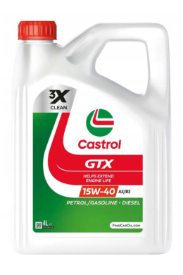 CASTROL GTX 15W-40 A3/B3 4L