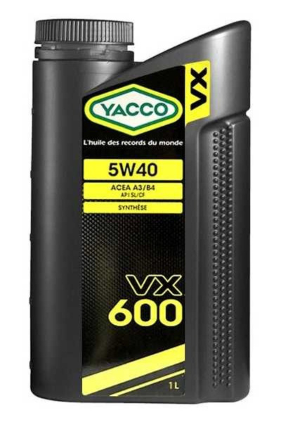 YACCO VX 600 5W-40 1L YACCO VX 600 5W-40 1L
