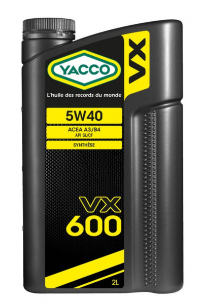 YACCO VX 600 5W-40 2L YACCO VX 600 5W-40 2L