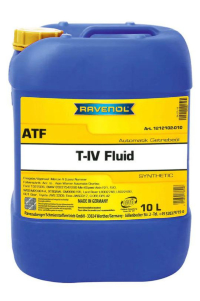 RAVENOL ATF T-IV Fluid 10L RAVENOL ATF T-IV Fluid 10L