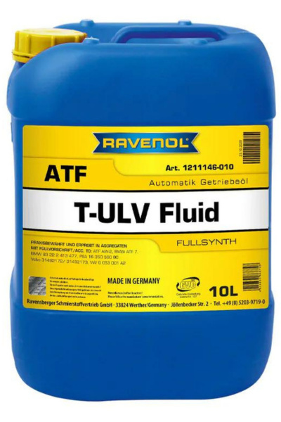 RAVENOL ATF T-ULV Fluid 10L RAVENOL ATF T-ULV Fluid 10L