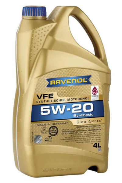 RAVENOL VFE SAE 5W-20 CleanSynto® 4L