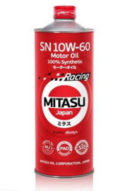 MITASU RACING MOTOR OIL SN 10W-60 1L 100 % Synthetic