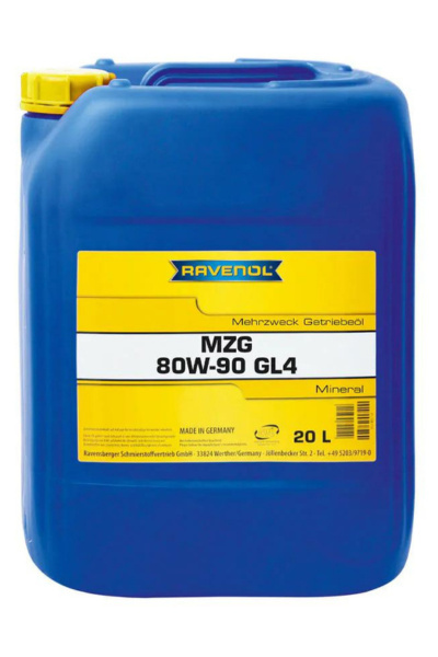 RAVENOL MZG SAE 80W-90 GL-4 20L RAVENOL MZG SAE 80W-90 GL-4 20L