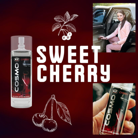 COSMO CHERRY 50ML - Zapach samochodowy w atomizerze COSMO CHERRY 50ML - Zapach samochodowy w atomizerze
