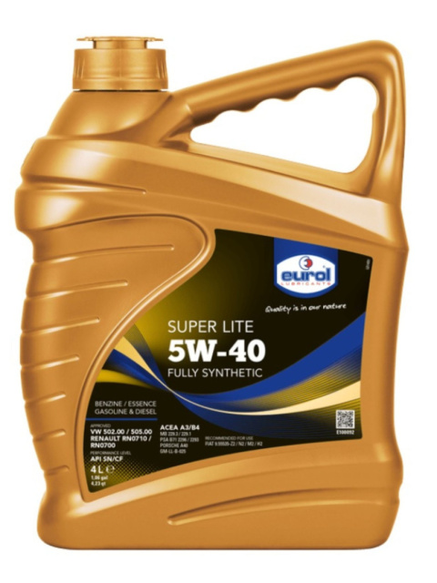 Eurol Super Lite 5W-40 4L Eurol Super Lite 5W-40 4L