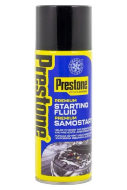 PRESTONE SAMOSTART 400 ML - Ułatwia rozruch silnika w najtrudniejszych warunkach, do -35° C.