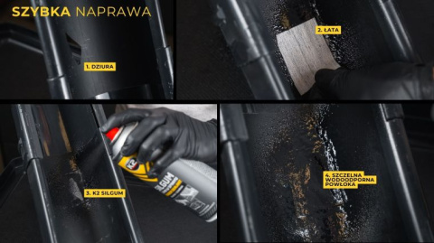 K2 SILGUM BEZBARWNY 400ml - Elastyczna powłoka uszczelniająca K2 SILGUM BEZBARWNY 400ml - Elastyczna powłoka uszczelniająca