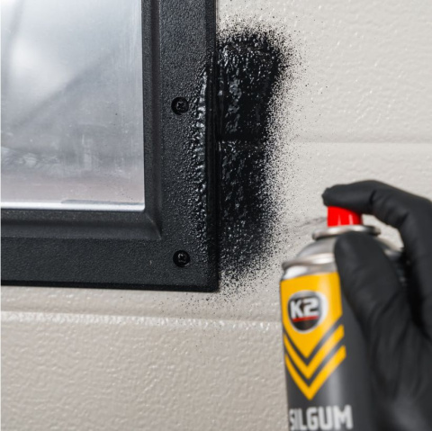 K2 SILGUM CZARNY 400ml - Elastyczna powłoka uszczelniająca K2 SILGUM CZARNY 400ml - Elastyczna powłoka uszczelniająca