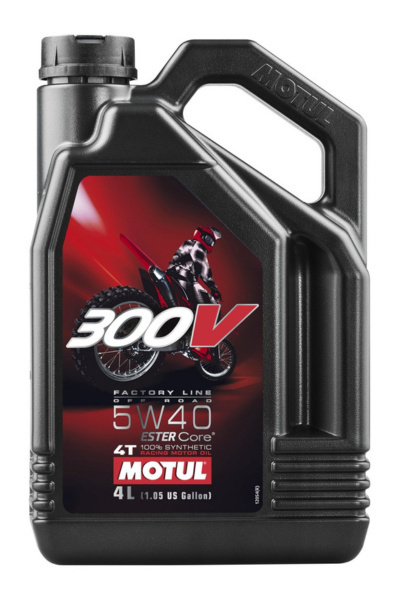 MOTUL 300V FACTORY LINE OFF ROAD 5W-40 4T 4L MOTUL 300V FACTORY LINE OFF ROAD 5W-40 4T 4L