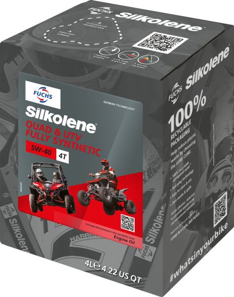 FUCHS SILKOLENE QUAD & UTV 4T 5W-40 4L FUCHS SILKOLENE QUAD & UTV 4T 5W-40 4L